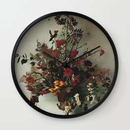Preserved Flowers #08 Wall Clock