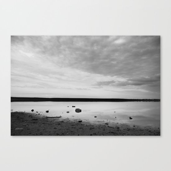ISLAND STORIES IX BW Canvas Print