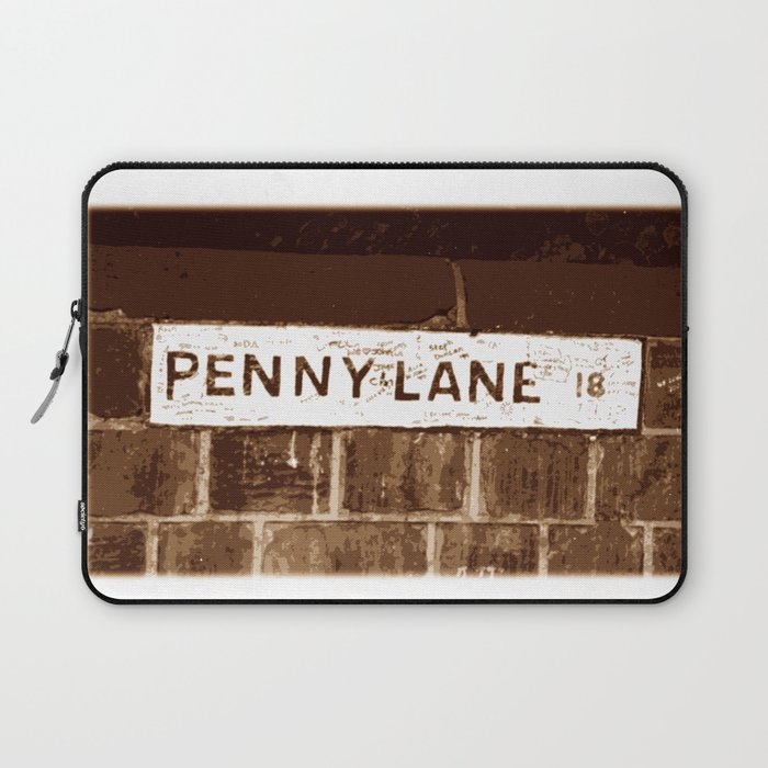 Street sign Penny Lane, Liverpool Laptop Sleeve
