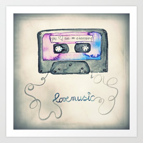 Mix Tape Art Print