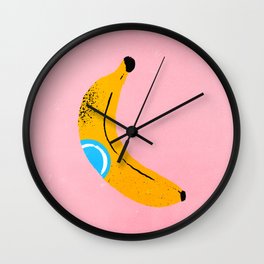 Banana Pop Art Wall Clock