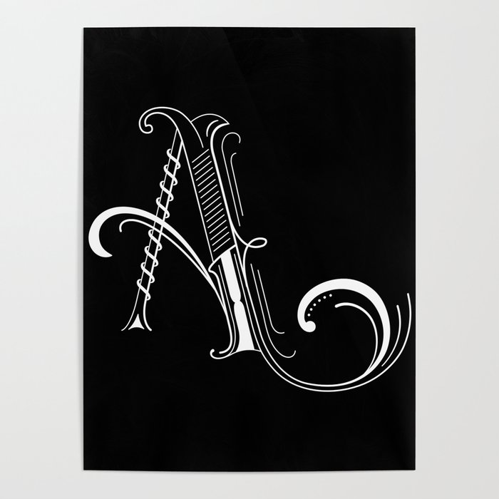 Alphabet A Poster