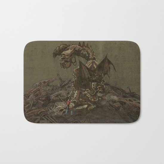 Junkyard Dragon Bath Mat