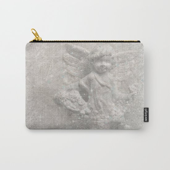 White christmas angel Carry-All Pouch
