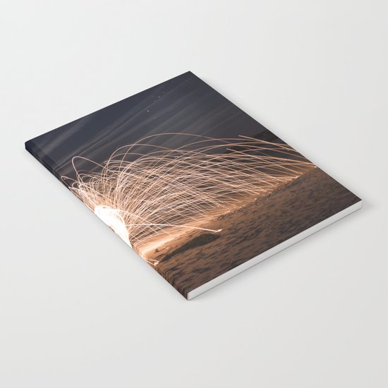 Woolspinning at the Beach Notebook