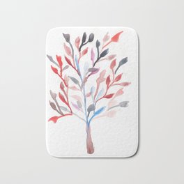 Watercolour Tree 6 |Modern Watercolor Art | Abstract Watercolors Bath Mat | Pastel, Pattern, Art, Valourine, Fractal, Painting, Watercolor, Nature, Botanical, Liveyourmagicnow 