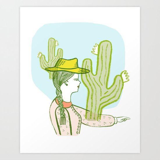 Westward Ho! Art Print