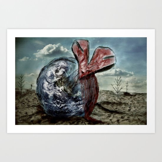 Save our World 13 Art Print