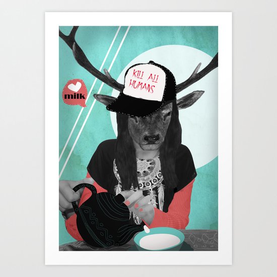 Tea Time Art Print