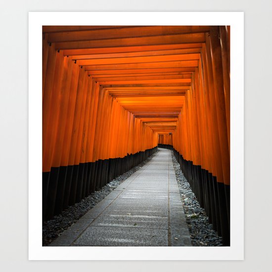 Kyoto Shrine Art Print