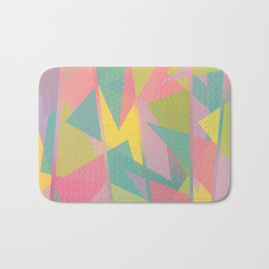 Abstract Geometric Pattern - Sugar Crush Bath Mat