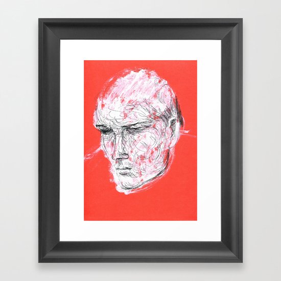 Dmitriy's head Framed Art Print