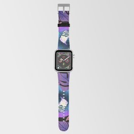 Purple Parrot Monstera Love Apple Watch Band