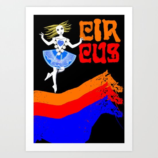 Wonderland Circus - Alice Art Print