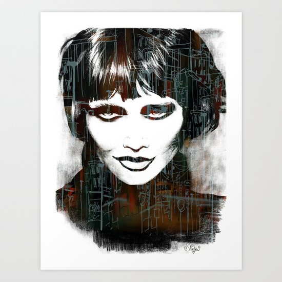 Smokey Art Print
