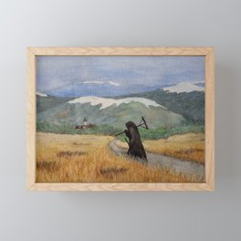 Pesta - a painting of the Plague Framed Mini Art Print