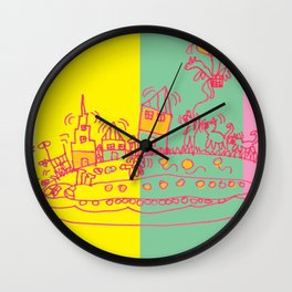 BUBBLE FLOAT Wall Clock