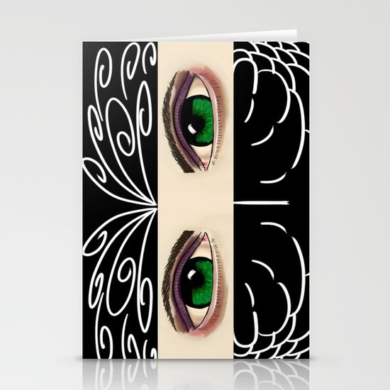 Reverse Masquerade Stationery Cards