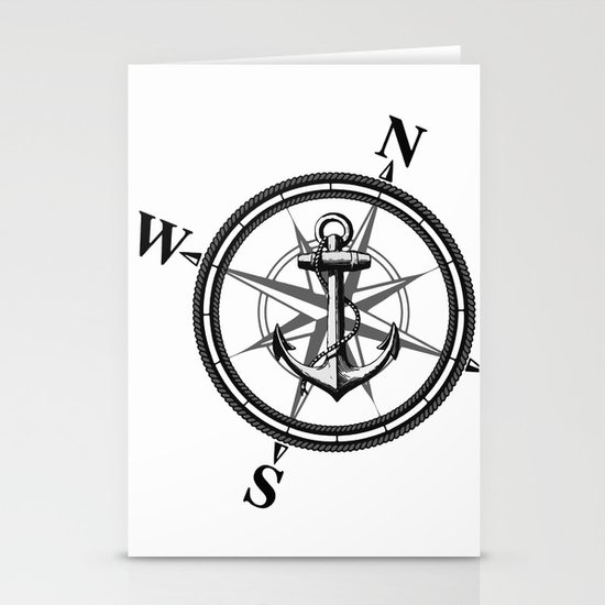 Nautica BW Stationery Cards