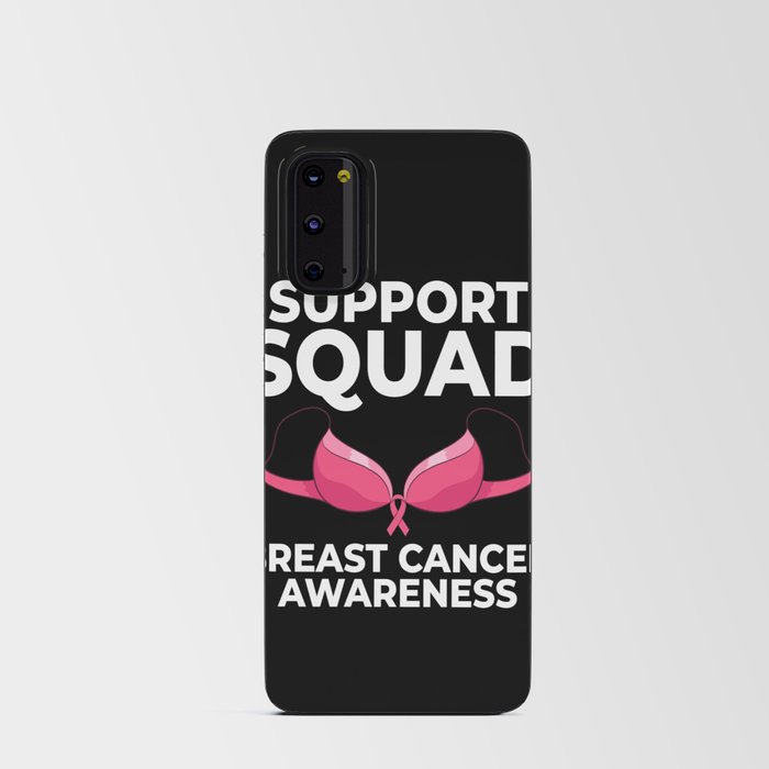 Breast Cancer Ribbon Awareness Pink Quote Android Card Case