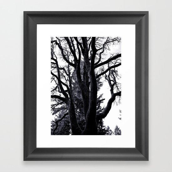 Towards the sky Framed Art Print