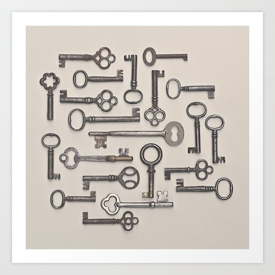 Labyrinth (Grey Version) Art Print
