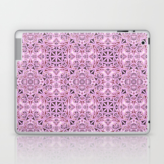 Pink Kaleidoscope Wallpaper Laptop Ipad Skin By Davidzydd Society6