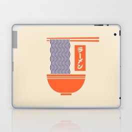 Ramen Minimal - Cream Laptop & iPad Skin | Miso, Soba, Japanese, Minimal, Bowl, Ramen, Noodle, Soup, Chopsticks, Tonkotsu 
