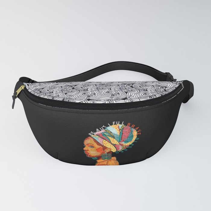 multicolor fanny pack