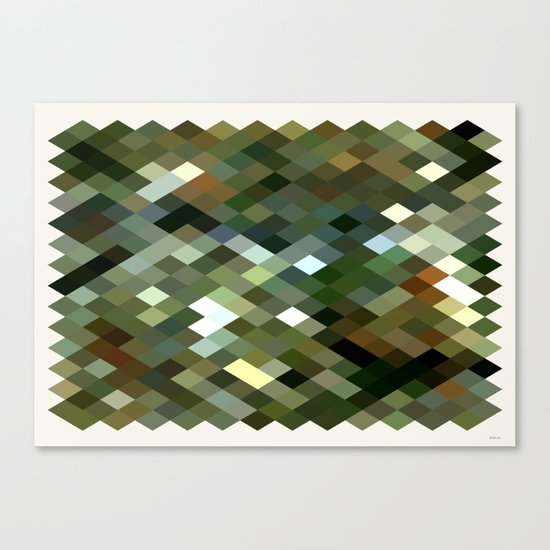 then we take Berlin. Canvas Print