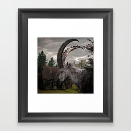 Goat of the Dark Village Framed Art Print