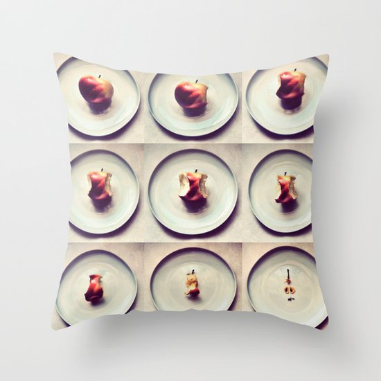 Apple life Throw Pillow