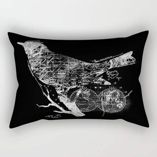 Bird Wanderlust Rectangular Pillow