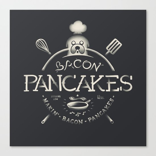 Bacon Pancakes Canvas Print