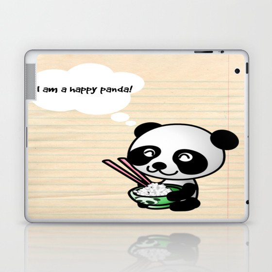 Happy Panda Laptop & iPad Skin
