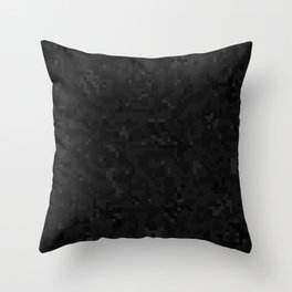 Midnight Camo: NWU Black-Dominant Throw Pillow