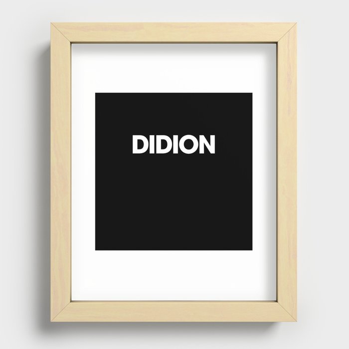 didion Recessed Framed Print