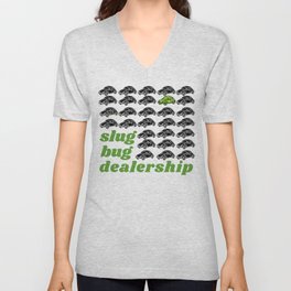 Slug Bug Dealership V Neck T Shirt