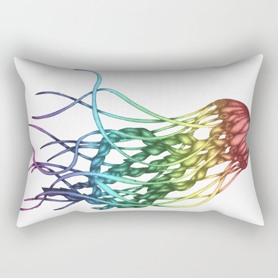 Rainbow Jelly Rectangular Pillow