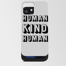 HUMAN KIND HUMAN iPhone Card Case