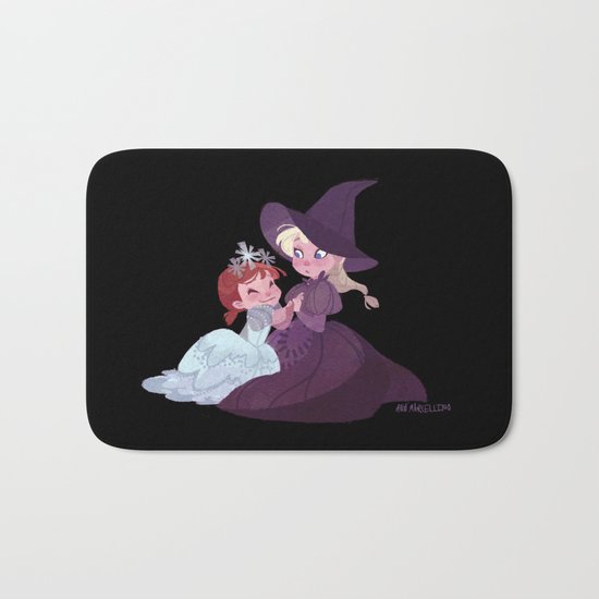 Witch Sisters Bath Mat