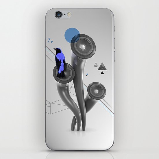 BLUE iPhone & iPod Skin