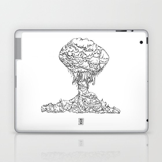 Mushroom Bloom Laptop & iPad Skin