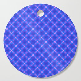 Blue mesmerizing hypnotizing yan pattern Cutting Board