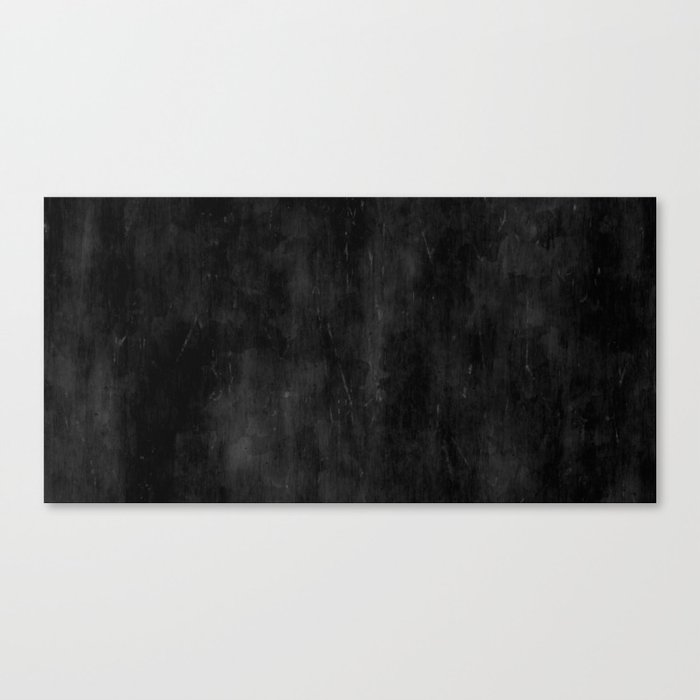 Grunge dark spilled wall Canvas Print