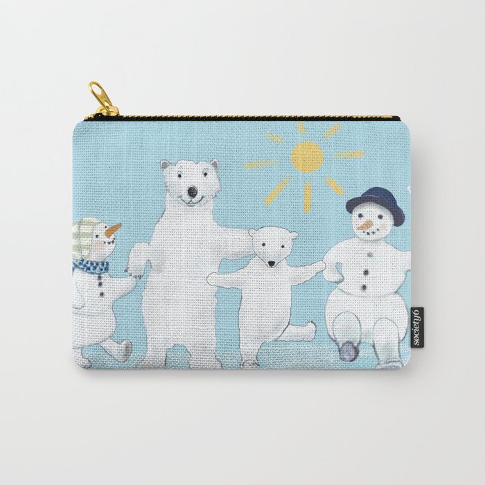 Polar Bear Party Carry-All Pouch