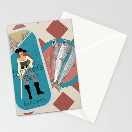 Captain’s Choice Sardines Picnic Illustration Stationery Cards