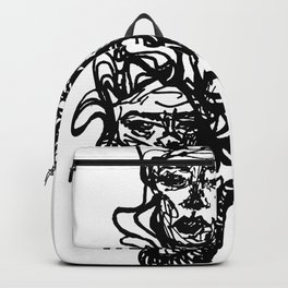 faces doodle 2 Backpack