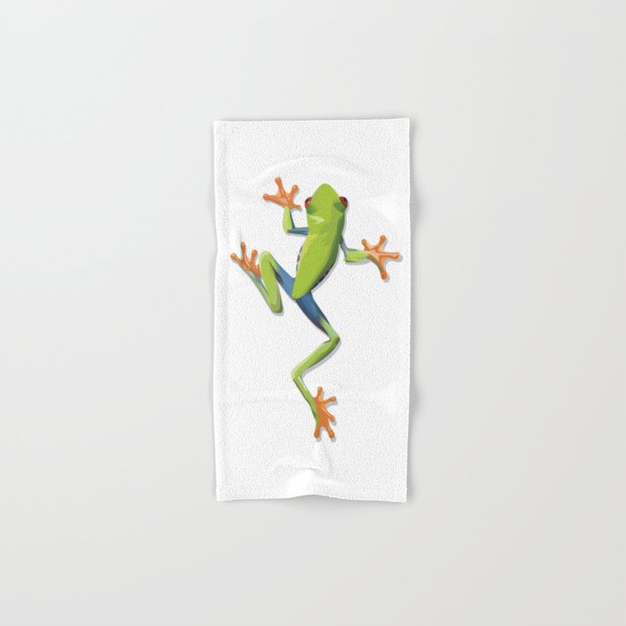 Greenery tree-frog Hand & Bath Towel
