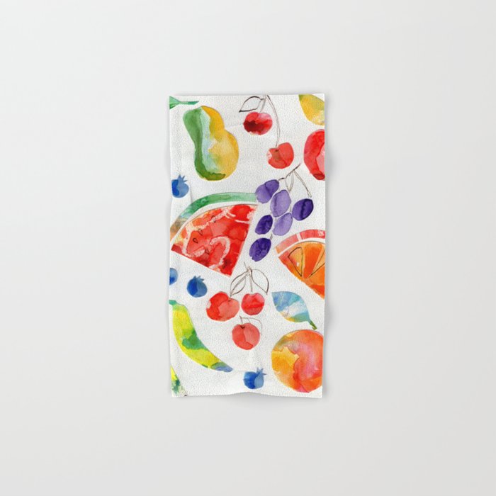 Moroccan Fruit 2 Hand & Bath Towel